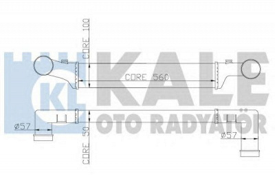 KALE OTO RADYATOR 347400 -  Интеркулер